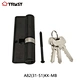 double open brass cylinder