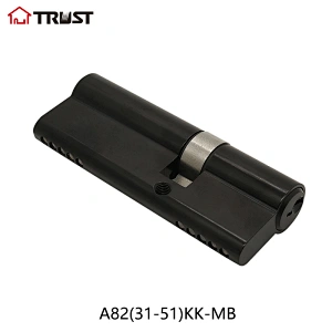 TRUST A82MB Multiple Finish Customized Euro Brass Double Open Cylinder